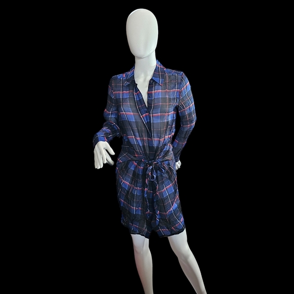 Lucky Brand Tie Shirt Dress Size S NWT - Picture 9 of 13